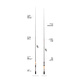 American summer madman insect second generation lure rod limited edition single section two sections long throw black pit wild fishing mandarin fish bass professional insect rod 2.03m limited edition S681MLXF straight handle single section rod