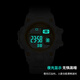 Dickies Electronic Watch Student Watch Chronograph Transparent Sport Luminous wasserdicht Chronograph für Kinder Cl-680 Rot
