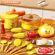 
Toys Agent Team Little Yellow Duck Playing House Children's Mini Kitchen Cooking Toys Kitchenware Boys and Girls Children's Day Gifts