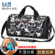 L&M swimming bag dry and wet separation for men and women fitness sports portable cross-body bag large capacity travel yoga New Year storage bag black enlarged version (with mobile phone arm bag)