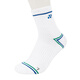 YONEX Yonex Chaussettes de badminton Course à pied Fitness Chaussettes de sport respirantes absorbant la transpiration Femme 245045BCR Blanc Bleu océan 2 paires