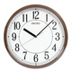 Seiko (Seiko) Japanische Seiko 12-Zoll-Uhr moderne einfache Wohnzimmer Schlafzimmer Schlafzimmer Digitale kreative Atmosphäre Wanduhr Schwarze QXA756J 12-Zoll