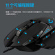 罗技（Logitech）  K845有线游戏机械彩色键盘 办公全尺寸机械键盘 G502HERO彩色贴纸款电竞游戏鼠标 游戏键鼠套装 K845青轴-库洛米+G502 HERO-红白贴纸