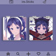 Miside Horror Game Around the Yuan Clan Mita Game 2D Étudiant Double-face Makeup Migni Mini Mirror Mita-L14699 Miroir