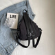 Jingzhike Doppelschulter Crossbody Leichtes Dual-Purple-Einzel-Schulter-Chest-Tasche für Frauen Sporty Style 2025 neuer Reise-Rucksack für Mama Bag Khaki
