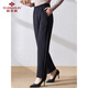 Yu Zhaolin middle-aged and elderly women's velvet casual pants mother's pants warm pants trousers clothes for the elderly Y44X025