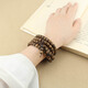 Bucklele Retro Sandalwood 108 Bracelets para hombres y mujeres Versátiles de madera de rosario de mano versátil Joyería cultural simple 1049-1# shenguibao 108 pulseras para 7/8 pulseras