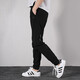 Adidas women's suit 2025 summer new fitness running breathable comfortable short-sleeved T-shirt woven foot trousers 2-piece set Two-piece set/classic match S