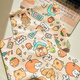 40,000 kilometers cute p-man makeup bag for women portable travel lazy large capacity skin care products storage bag Velcro patch 100 patches