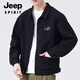 Jeep Spirit Jeep Jacke Herren Frühling und Herbst 2025 Neues Hemd Revers Herbst Herren Work Jacke Frühherbst-Kleid Top Jeep [Aktualisierte Version] K12806 Black M [Vorgeschlagen 90-120jin [Jin Equals 0,5 kg]]