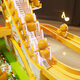 
Little yellow duck climbs stairs baby toys 0-1 year old head-up training training for 43 to 6 months old toddlers climb big size upgrade flag shaking music version 12 yellow duck charging case