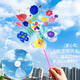 
Sweet spot small windmill toys 2 DIY hand-drawn material outdoor kindergarten hand-drawn children coloring hand-held windmill