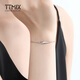 TTMIX snake bracelet platinum pt950 women's platinum temperament bracelet birthday gift for girlfriend 2.9-3.1g 16+2cm