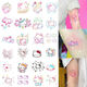 
FKSASUHelloKitty Painted Tattoo Stickers Waterproof Women's Long-lasting Katie Cat Stickers Ins Cute Small Pattern W687 Cat 4 Models J