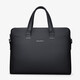 
King Paul (WILLIAMPOLO) brand men's handbag head layer cowhide briefcase laptop bag business trip men's bag gift black - 38.5*28cm 15 inches [head layer cowhide]