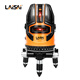 
Laise laser five-line high-bright green light leveling instrument high-precision strong light LS686SPD infrared thin line marking automatic leveling instrument [red cursor standard configuration] LS686SPD