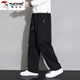 Pantalon occasionnel de pics pour hommes en été mince et pantalon raide lâche polyvalent pour hommes pantalon de travail décontracté américain pour hommes 2332 armée verte xl recommandé 120-150jin [Jin est égal à 0,5 kg]