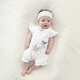 Bali pig baby jumpsuit for summer thin new Chinese style Chinese style Hanfu little flying sleeves sleeveless outing clothes Magpie sings branches 90cm