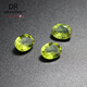 Chinese Valentine's Day Gift Peridot August Birthstone Yellow Green Bare Stone Sun Gemstone Yellow Oval (10X12mm)