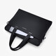
King Paul (WILLIAMPOLO) brand men's handbag head layer cowhide briefcase laptop bag business trip men's bag gift black - 38.5*28cm 15 inches [head layer cowhide]