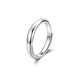 Guanpu Pavilion pt950 platinum couple ring PT950 ring plain ring platinum glossy pair for men and women glossy ring platinum 1 pair of rings one pair