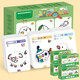 25 Jahre Neue Version des lustigen Labyrinths der Olympiad Mathematical Eundmentment Fun Magic Line finden verschiedene Spiele zur frühen Bildung für Kinder für Kinder im Alter von 1 bis 8 Jahren, um Trainingsintelligenzentwicklung Toy Card [Fun Magic Line 02] Hundertseitige frühe Bildungskarte zu fokussieren,