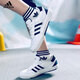 Adidas (adidas) Clover Casual Shoes Мужская обувь 2025 Летовые новые низкие кроссовки дышащие легкие туфли без скольжения If9710 IF9710 White/Black/Navy Blue 41