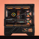 GIGABYTE AMD Ryzen R7 9800X3D/7800X3D/9700X no graphics card transition configuration barebones e-sports network game water cooling can be used with RTX5070Ti computer host 1 R5 7500F丨16G丨1T