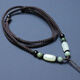 This piece of sea hand-woven necklace pendant lanyard braided rope men and women high-end jade pendant pendant rope emerald halter chain rope Hetian jade pendant lanyard