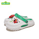 Sesame Street Children's Slippers Boys et filles Sandales Eva Baby Cave Shoes Beach Outdoor Sandales Green 26 -27 (185 mm)