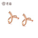 Laomiao S925 Silver Earrings with Bow Knot 02 Gift Bow Earrings/About 0.50g