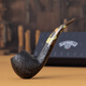 Sharpfen (SAVINELLI) Italian vintage handmade imported pipe heather wood 677 bend bucket filter cigarette holder solid wood pipe men's gift [Paloma 677 type] Classic large bend bucket