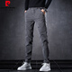 Pierre Cardin Autumn Casual Pants Men sueltos Sports Sports Sports 2025 Primavera y otoño NUEVA MARCHA TRENDIA NEGRO Pantalones Men 653 Negro 28