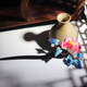 Lingchuan Chinesische Samtblume Haarnadel Ancient Style Hanfu Haarzubehör Braut Samtblume Imitation Ebony Hair Accessoires Stil zwei