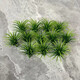 Simulated flower plant new medium pineapple flower plant potted green plant indoor plastic fake flower living room wall hanging decoration grass green (length about 5.5cm) 50 pcs