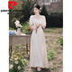 
Pierre cardin bridesmaid suit 2025 new. Cherry champagne satin dress with niche niche fairy Autumn sister group dress for women 753-Medium/Length/Model This year's popular light luxury brand 2XL