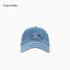 Calvin KleinJeans men and women simple ck embroidered letters trendy retro curved veil denim baseball hat gift HX0278 458-Denim Blue One Size OS