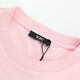 VJC 2025 Printemps et été Nouveau homme de mode masculine Luxury Luxury Luxury brodé T-shirt à manches courtes Round Col Polyvyle Top B24BA1048 ROSE ROSE L / 50