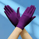 
Roasted summer sun protection thin gloves for women ice silk spandex high elastic breathable skin-friendly bike driving travel jewelry etiquette gloves [white]-all-finger ice silk set / 1 pair