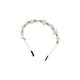 Mu Ding Ding Rhinestone Headband Metal Crystal High-end Hair Accessory French Retro New Style Headband Female Hairpin Goddess Rhinestone Headband - Transparent White