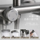JOMOO fine copper full set shower piano button constant temperature digital display shower set booster nozzle shower faucet skateboard four-stop shower set-gun gray