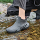 
Blue Gun Shield Rain Shoes Men's Short Sleeve Shoes Men's Rain Boots Anti-Slip Waterproof Shoes Sea-Hunting rubber shoes Fishing Shoes YX1028 44