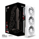 XFX AMD RADEON RX 9070 Snow Wolf 16GB White New E-Sports Game Design Intelligent Learning Desktop Computer Independent Graphics Card