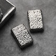 
ZIPPO lighter genuine Zhibao heavy armor pure man zppo silver plated American men limited edition pure man stand-alone + leather case DK9902TJ