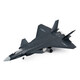 
Not stopped J-20 aircraft model alloy simulation military model ornament children's gift retirement souvenir 1:72 black WZHL-15935
