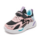 Warrior Children's Shoes Girls' Shoes Spring and Autumn Mesh Breathable Children's Sports Shoes WZ(CL)-0970 Black/Pink/Month 35