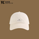 Youthful high-end baseball hat for men, trendy brand peaked cap, soft top sun hat for women, outdoor leisure sports fishing hat, men's hat, black, one size fits all, 54-60cm