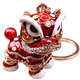 Clcey Chinese Style Lion Dance Car Keychain for Girls’s Bag Pendants pour Internet Celebrity Style Ancient Lion Dance Jewelry Exquis Keychain Collection PLUS ACHETER BOX-CONSEIL (N'oubliez pas de collectionner)