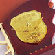 未止 退伍纪念品20寸灰行李箱+木质摆件+徽章 WZHL-15889