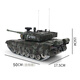 Haoqian remote control tank crawler type remote control tank vehicle can launch ammunition 99a main battle tank remote control vehicle large electric tank 50cm super large size [can be bombed + add water to smoke] Children's Day gift for boys' birthday gift